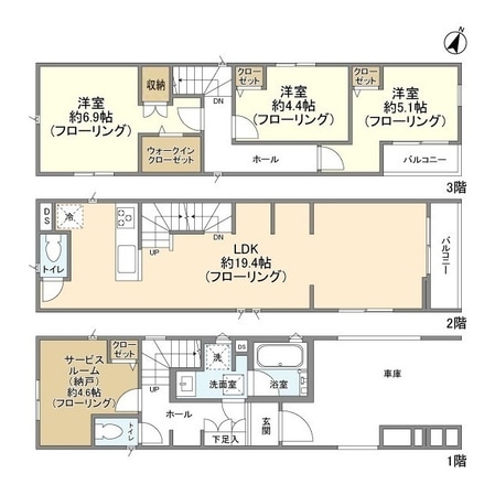 Ｋｏｌｅｔ武蔵新城南の物件間取画像